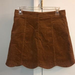 EUC skirt, corduroy from Altar’d State.